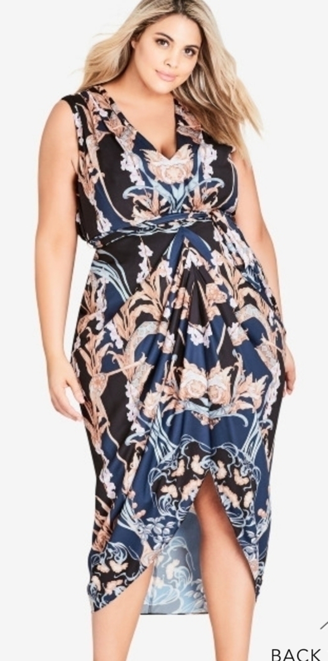 CITY CHIC PLUS SIZE 16 PARTY FALL DRESS SEXY‎